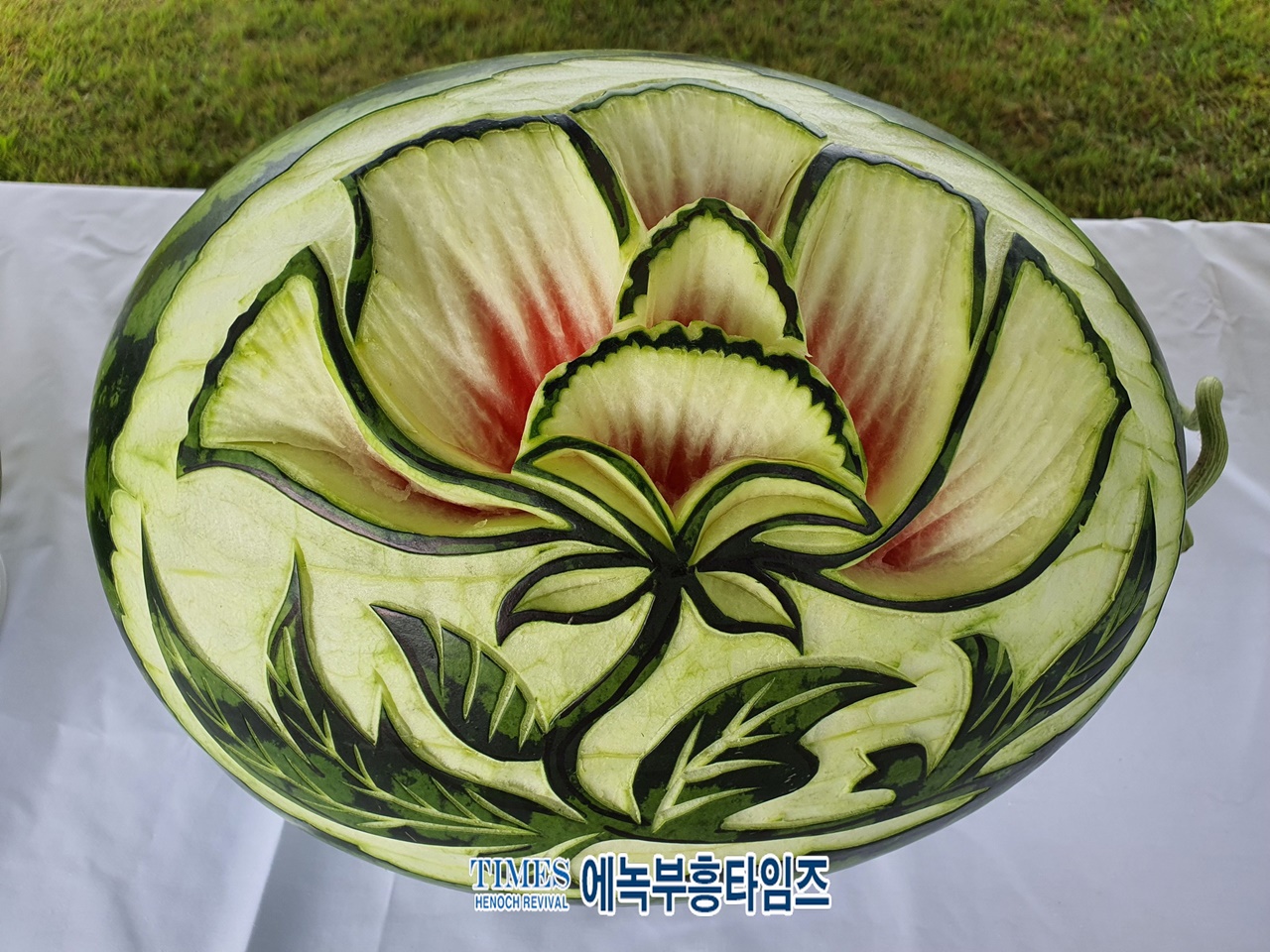 진안고원 수박축제가 3년 만에 열려.