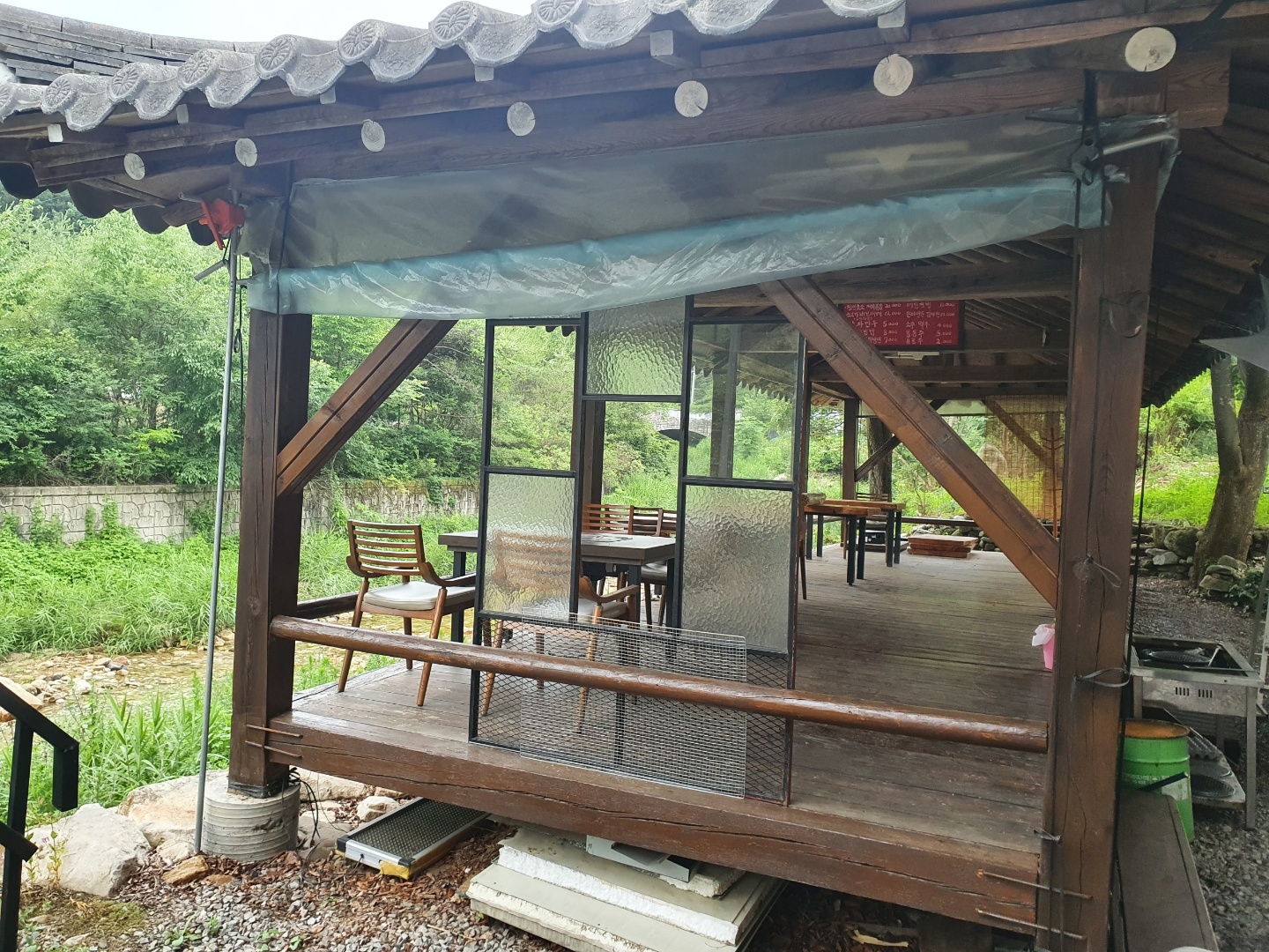 산속 음식점 임대