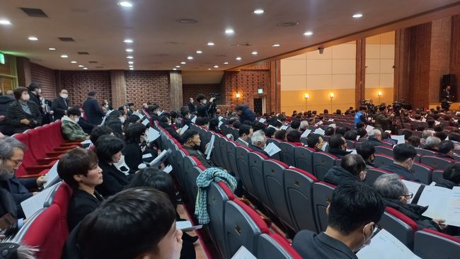 한기총, 제28대 대표회장 취임 감사예배 드려
