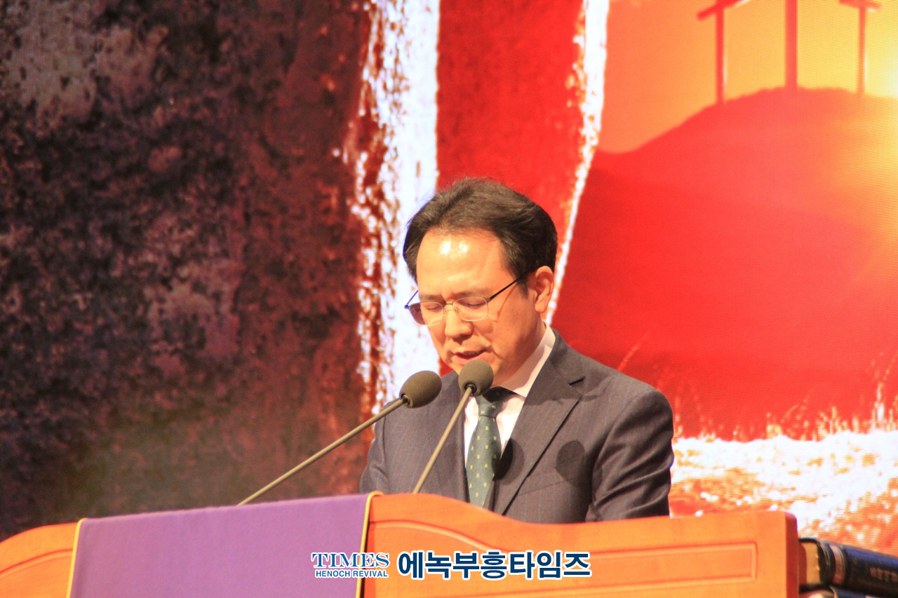 2023년 인천광역시 기독교총연합회 부활절새벽연합예배 발대식을 주안교회에서 은혜가운데 가져.
