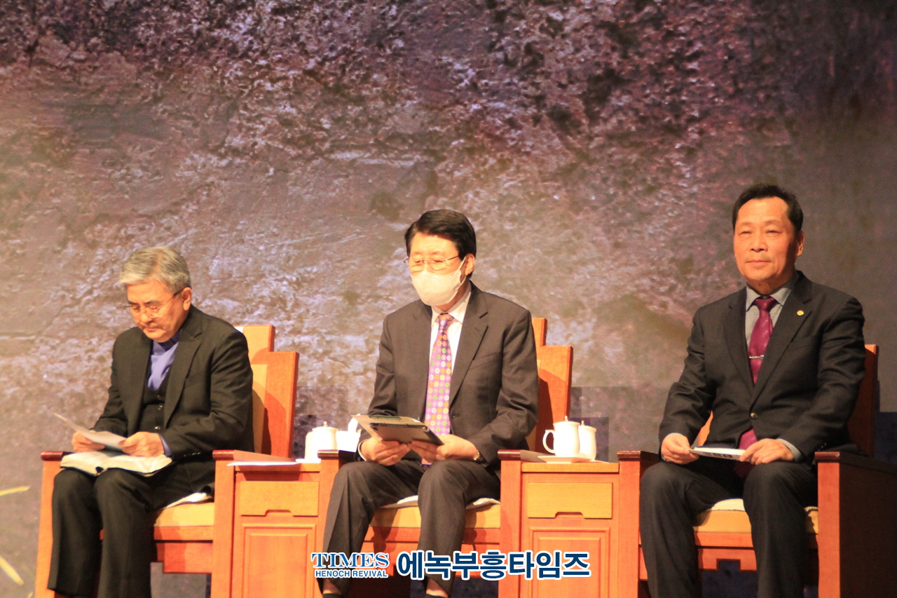 2023년 인천광역시 기독교총연합회 부활절새벽연합예배 발대식을 주안교회에서 은혜가운데 가져.