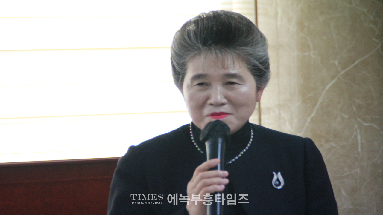 (사)한국기독교총연합회 제27대 대표회장 후보 정서영목사 정견발표회 가져.