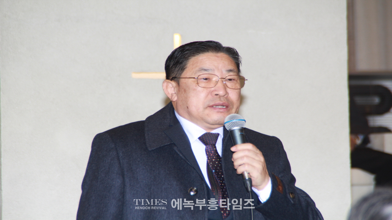 예장 합동동신총회 신년하례 감사예배 드려.
