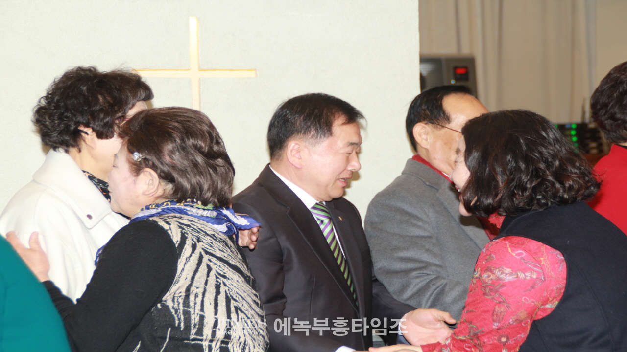 예장 합동동신총회 신년하례 감사예배 드려.