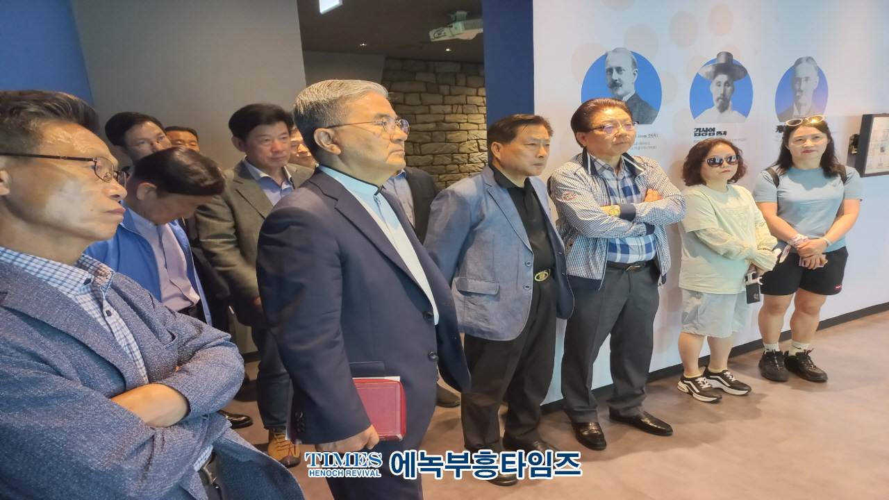 인천광역시기독교총연합회 6.25 전쟁 74주년을 맞아 강화도 방문 해