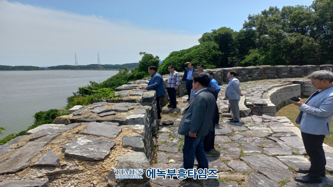 인천광역시기독교총연합회 6.25 전쟁 74주년을 맞아 강화도 방문 해