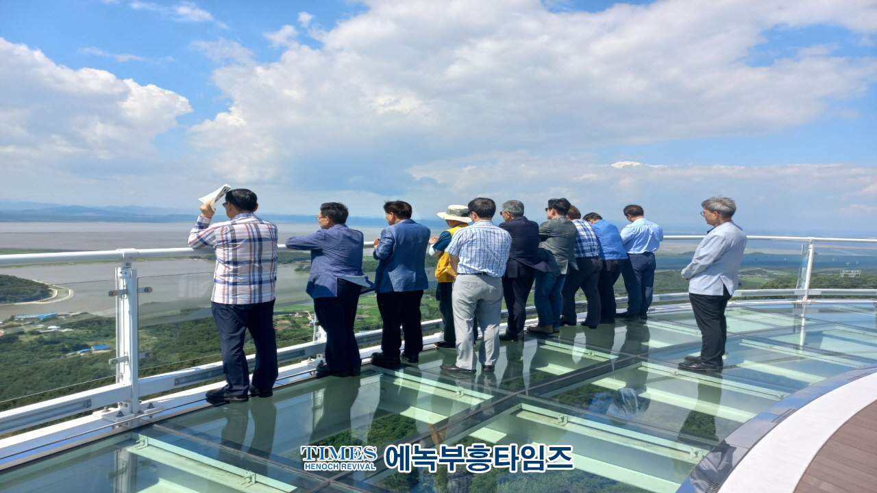인천광역시기독교총연합회 6.25 전쟁 74주년을 맞아 강화도 방문 해