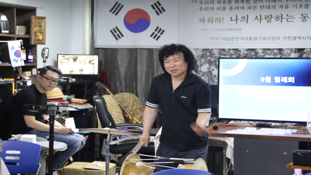 사)이승만건국대통령기념사업회 인천광역시지회 정기 월례회 가져