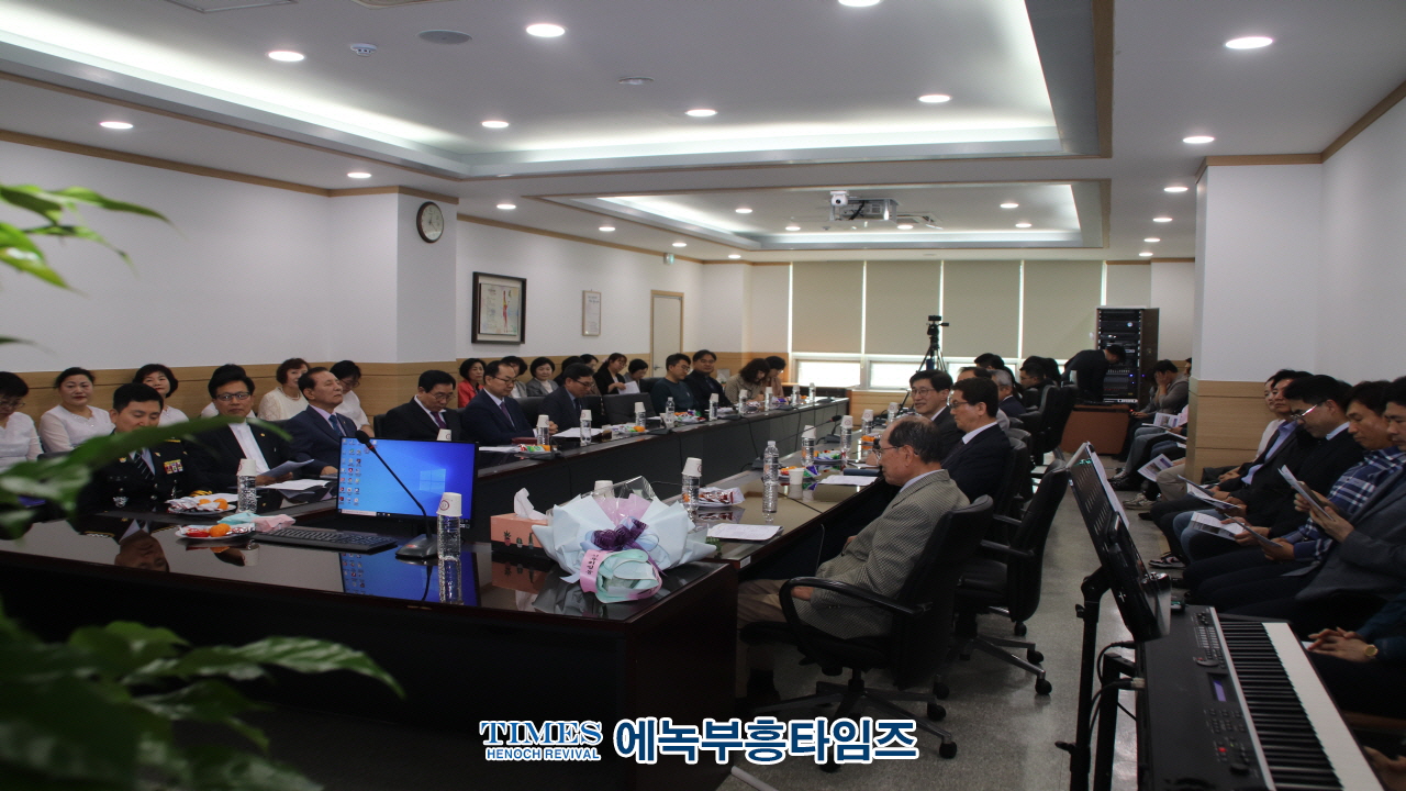 안양만안경찰서, 13대 최성규 서장 취임 감사 및 연합예배 드려