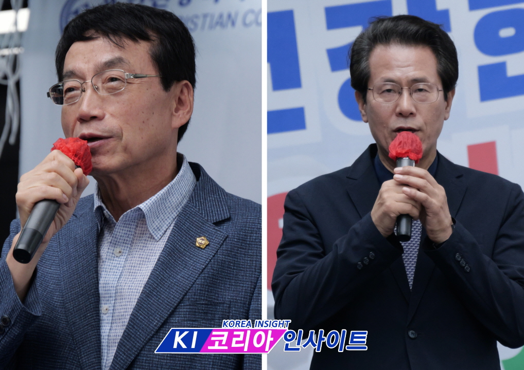 인천퀴어반대측, 퀴어행사장 옆에서 인천가족사랑축제 성대히 가져.