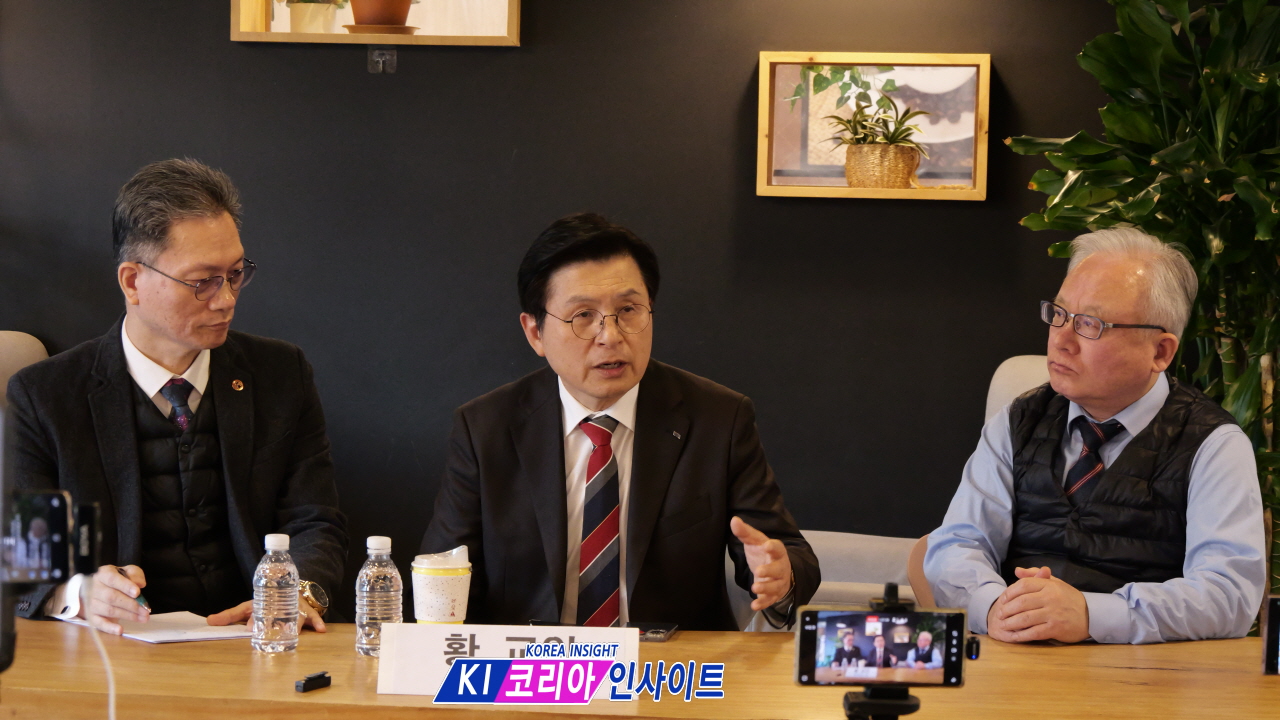 평택(乙) 보궐선거 후보자 황교안 대표 초청 언론·미디어 인터뷰 가져