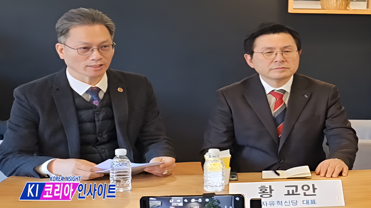 평택(乙) 보궐선거 후보자 황교안 대표 초청 언론·미디어 인터뷰 가져