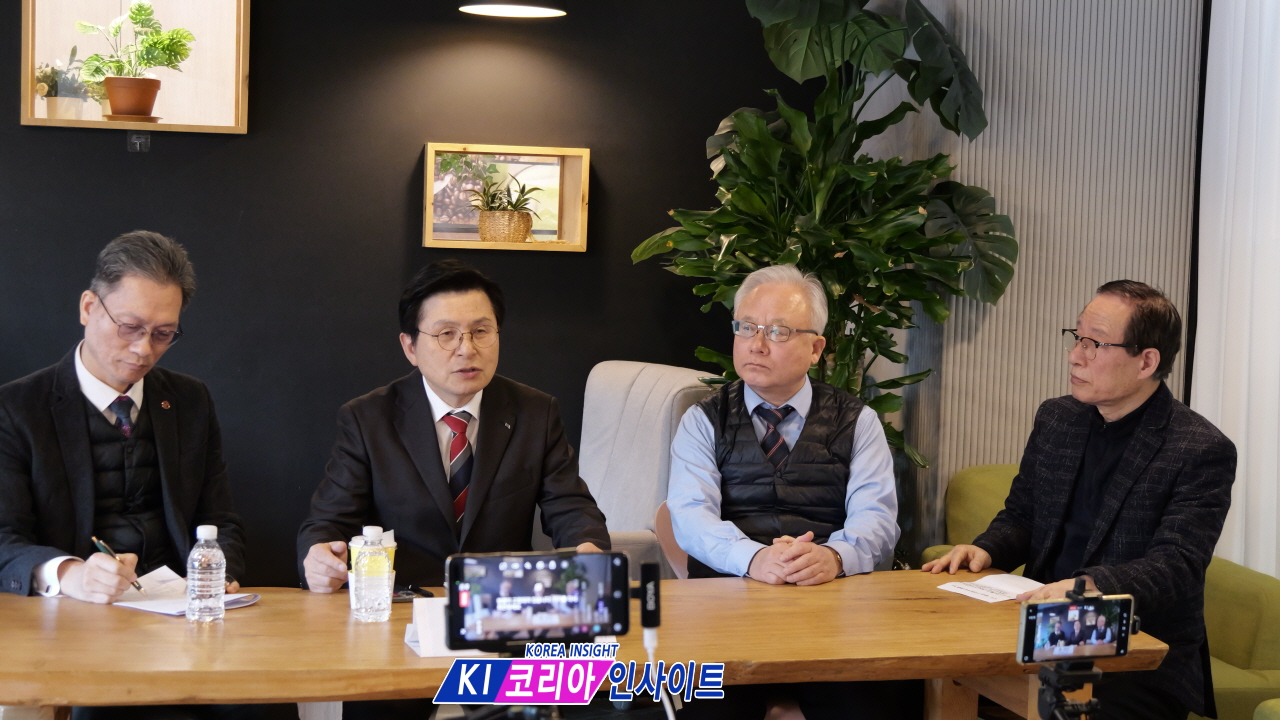 평택(乙) 보궐선거 후보자 황교안 대표 초청 언론·미디어 인터뷰 가져