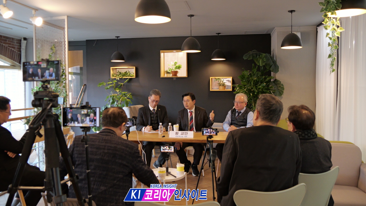 평택(乙) 보궐선거 후보자 황교안 대표 초청 언론·미디어 인터뷰 가져
