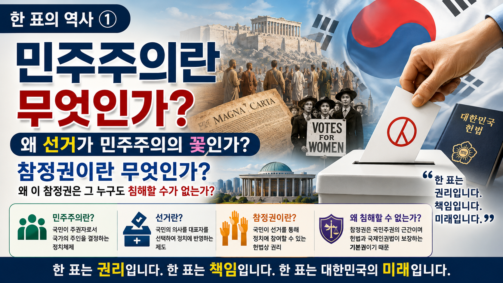 한 표의 역사－민주주의와 선거, 그리고 대한민국 ①